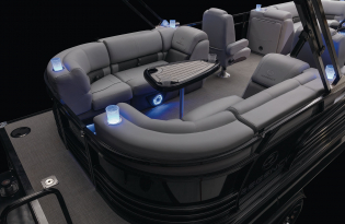 luxury pontoon boat 2024 Regency 230 LE3 Exclusive Auto Marine power boat outboard motor mercury marine