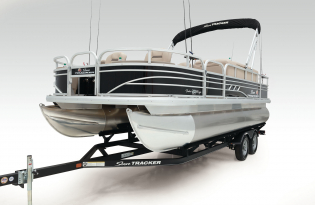 2023 Suntracker Fishin' Barge 20 DLX, Exclusive Auto Marine, fishing pontoon boat, power boat, outboard motors, mercury marine