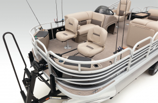 2021 Fishin' Barge 20 Exclusive Auto Marine pontoon boat fishing boat