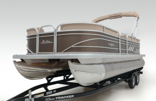 2023 Suntracker Party Barge 22 DLX, Exclusive Auto Marine, pontoon boat, power boat, outboard motor, mercury marine