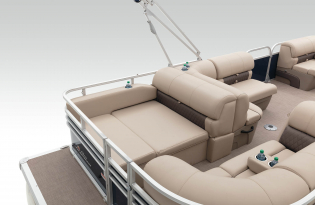 2023 Suntracker Party Barge 22 RF XP3, Exclusive Auto Marine, ponton boat, power boat, outboard motor, mercury marine 