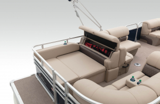 2023 Suntracker Party Barge 22 RF XP3, Exclusive Auto Marine, ponton boat, power boat, outboard motor, mercury marine 