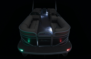 2022 SunTracker Party Barge 24 RF Exclusive Auto Marine recreational pontoon aluminum power boats outboard