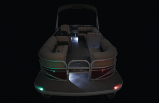 pontoon boat 2022 Suntracker SportFish 22 Exclusive Auto Marine  power boat outboard motor