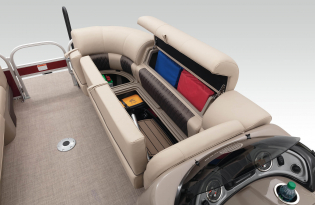 pontoon boat 2022 Suntracker SportFish 22 Exclusive Auto Marine  power boat outboard motor