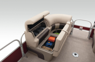 pontoon boat 2022 Suntracker SportFish 22 Exclusive Auto Marine  power boat outboard motor