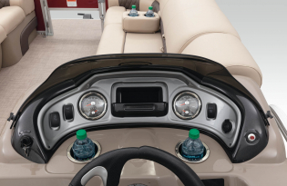 pontoon boat 2022 Suntracker SportFish 22 Exclusive Auto Marine  power boat outboard motor