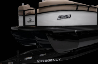 luxury pontoon boat  2023 Regency 230 DL3 Exclusive Auto Marine power boat outboard motor mercury marine