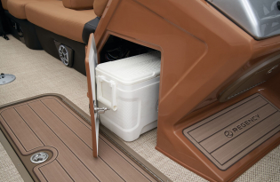 luxury pontoon boat, 2024 Regency 230 LE3 Sport, Exclusive Auto Marine, powered boat, outboard motors, Mercury Marine