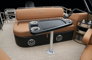luxury pontoon boat, 2024 Regency 230 LE3 Sport, Exclusive Auto Marine, powered boat, outboard motors, Mercury Marine