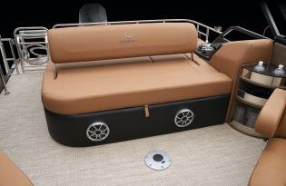 luxury pontoon boat, 2024 Regency 230 LE3 Sport, Exclusive Auto Marine, powered boat, outboard motors, Mercury Marine