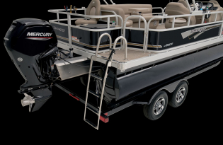 pontoon boat, 2024 RANGER Reata Classic Series - 200F, Exclusive Auto Marine Vernon, fishing pontoon,  power boat, outboard motor, Mercury marine