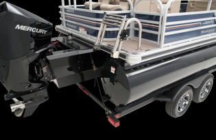 pontoon boat, 2023 Ranger Reata 223 Fish and Cruise, Exclusive Auto Marine, power boat, outboard motor, Mercury Marine