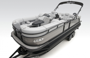 luxury pontoon boat, 2024 Regency 230 LE3 Sport, Exclusive Auto Marine, power boat, outboard motor, Mercury marine