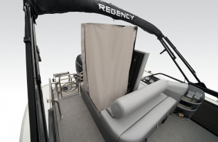 luxury pontoon boat, 2024 Regency 230 LE3 Sport, Exclusive Auto Marine, power boat, outboard motor, Mercury marine