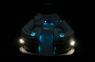 luxury pontoon boat, 2024 Regency 230 LE3 Sport, Exclusive Auto Marine, power boat, outboard motor, Mercury marine