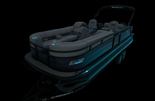 luxury pontoon boat, 2024 Regency 250 LE3 Sport, Exclusive Auto Marine, power boat, outboard motor, Mercury marine