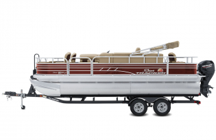 2023 Suntracker Fishin' Barge 20 DLX, Exclusive Auto Marine, fishing pontoon boat, power boat, outboard motors, mercury marine