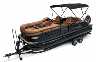 luxury pontoon boat, 2024 Regency 230 LE3 Sport, Exclusive Auto Marine, powered boat, outboard motors, Mercury Marine