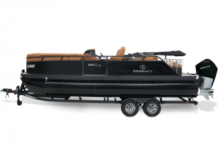 luxury pontoon boat, 2024 Regency 230 LE3 Sport, Exclusive Auto Marine, powered boat, outboard motors, Mercury Marine