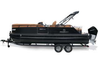 luxury pontoon boat, 2024 Regency 230 LE3 Sport, Exclusive Auto Marine, powered boat, outboard motors, Mercury Marine