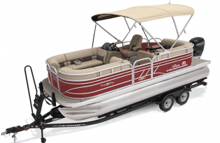 2023 Suntracker Party Barge 20 DLX, Exclusive Auto Marine, recreational pontoon boat, power boat, outboard motor, mercury 