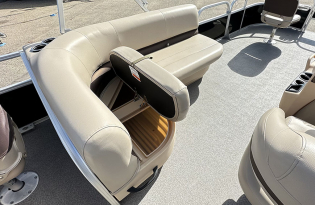 used pontoon boats, 2017 SunTracker Bass Buggy 18 DLX, Exclusive Auto Marine, power boat, outboard motors, Mercury marine