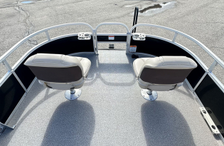 used pontoon boats, 2017 SunTracker Bass Buggy 18 DLX, Exclusive Auto Marine, power boat, outboard motors, Mercury marine