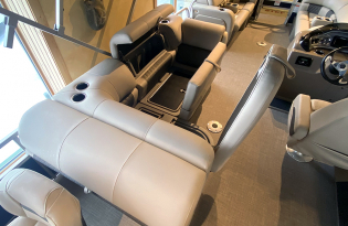 pontoon boat 2022 Suntracker SportFish 22 Exclusive Auto Marine  power boat outboard motor
