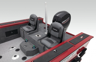  aluminum fishing boat 2022 Tracker Targa V18 Combo Exclusive Auto Marine power boat outboard motors