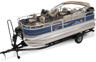 2023 Suntracker Bass Buggy 18 DLX, Exclusive Auto Marine, fishing pontoon boat, power boat, outboard motor, mercury marine 