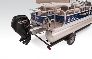 2023 Suntracker Bass Buggy 18 DLX, Exclusive Auto Marine, fishing pontoon boat, power boat, outboard motor, mercury marine 