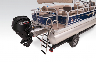 2023 Suntracker Bass Buggy 18 DLX, Exclusive Auto Marine, fishing pontoon boat, power boat, outboard motor, mercury marine 