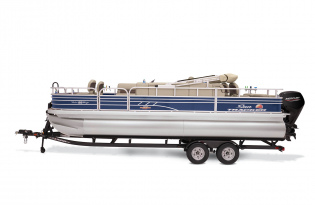 2023 Suntracker Fishin' Barge 22 DLX, Exclusive Auto Marine, fishing pontoon boat, power boat, outboard motors, mercury marine 