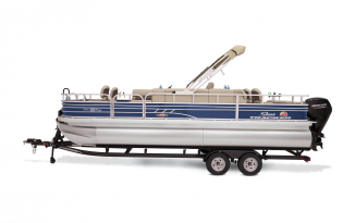 2023 Suntracker Fishin' Barge 22 DLX, Exclusive Auto Marine, fishing pontoon boat, power boat, outboard motors, mercury marine 