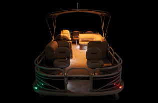 2023 Suntracker Fishin' Barge 22 DLX, Exclusive Auto Marine, fishing pontoon boat, power boat, outboard motors, mercury marine 