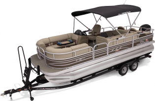 2023 Suntracker SportFish 22 DLX, Exclusive Auto Marine, fishing pontoon boat, power boat, outboard motor, mercury marine