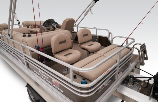 2023 Suntracker SportFish 22 DLX, Exclusive Auto Marine, fishing pontoon boat, power boat, outboard motor, mercury marine