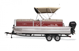 2023 Suntracker Party Barge 20 DLX, Exclusive Auto Marine, recreational pontoon boat, power boat, outboard motor, mercury marine