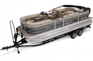 2023 Suntracker Party Barge 22 RF DLX, Exclusive Auto Marine, recreational pontoon boat, power boat, outboard motor, mercury marine  