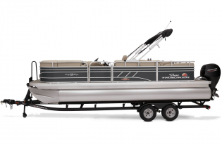 2023 Suntracker Party Barge 22 RF DLX, Exclusive Auto Marine, recreational pontoon boat, power boat, outboard motor, mercury marine 