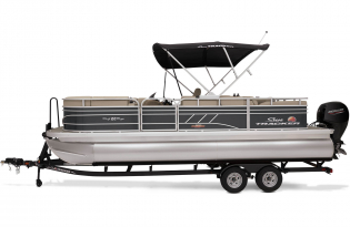 2023 Suntracker Party Barge 22 RF DLX, Exclusive Auto Marine, recreational pontoon boat, power boat, outboard motor, mercury marine 