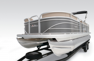 2023 Suntracker Party Barge 22 RF DLX, Exclusive Auto Marine, recreational pontoon boat, power boat, outboard motor, mercury marine 