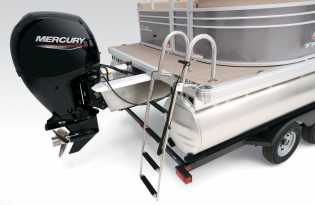 2023 Suntracker Party Barge 22 RF DLX, Exclusive Auto Marine, recreational pontoon boat, power boat, outboard motor, mercury marine 