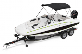 2023 Tahoe 1950 Fiberglass Runabout Bowrider Power Boat Exclusive Auto Marine Outboard Deck Series