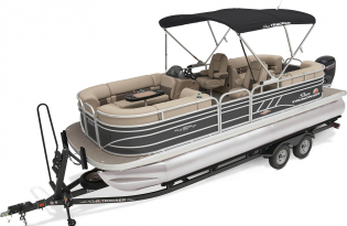 2023 Suntracker Party Barge 22 DLX, Exclusive Auto Marine, pontoon boat, power boat, outboard motor, mercury marine