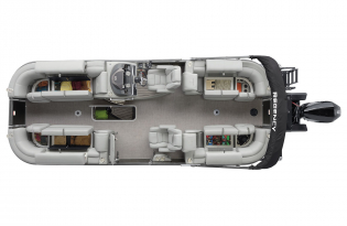 luxury pontoon boat 2024 Regency 230 LE3 Exclusive Auto Marine power boat outboard motor mercury marine