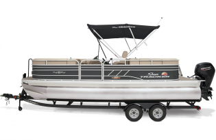 2023 Suntracker Party Barge 22 DLX, Exclusive Auto Marine, pontoon boat, power boat, outboard motor, mercury marine
