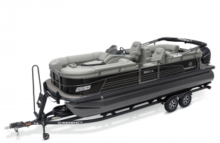 luxury pontoon boat 2024 Regency 230 LE3 Exclusive Auto Marine power boat outboard motor mercury marine