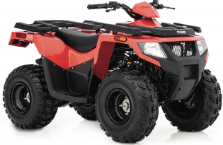 atv 2021 Tracker Off Road 90 Red Edition Exclusive Auto Marine side by side utv